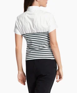 Marccain Sport Blouse Ws 51.18 J90 Zwart*Dames Polo's