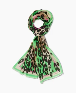 Marccain Sport Shawl Ws B4.07 Z09 Groen*Dames Sjaals