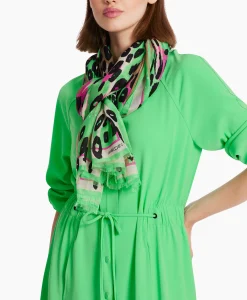 Marccain Sport Shawl Ws B4.07 Z09 Groen*Dames Sjaals