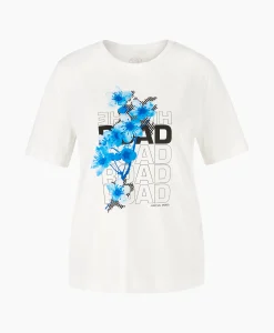Marccain Sport T-Shirt Ws 48.20 J36 Off White*Dames T-Shirts & Tops