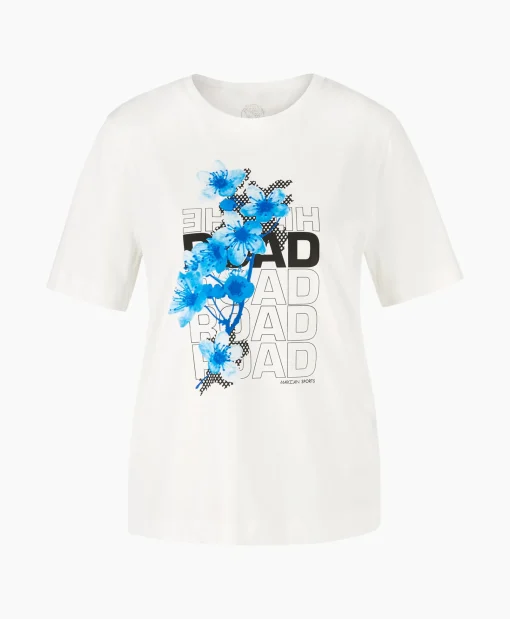Marccain Sport T-Shirt Ws 48.20 J36 Off White*Dames T-Shirts & Tops