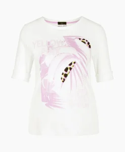 Marccain Sport T-Shirt Ws 48.28 J32 Off White*Dames T-Shirts & Tops