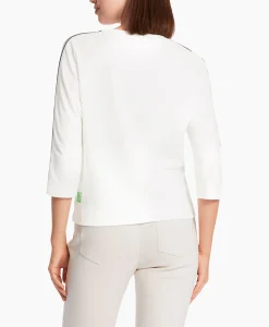 Marccain Sport T-Shirt Ws 48.18 J54 Off White*Dames T-Shirts & Tops
