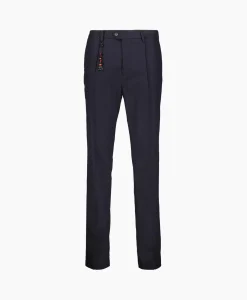 Marco Pescarolo Pantalon Bros Zip 4829 Blauw*Heren Broeken