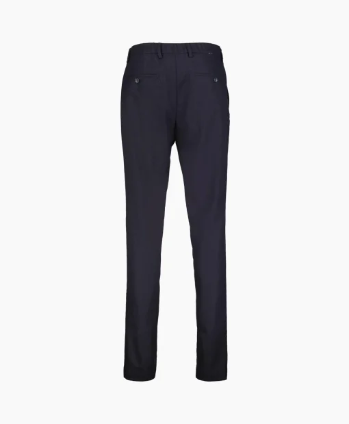 Marco Pescarolo Pantalon Bros Zip 4829 Blauw*Heren Broeken