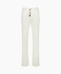 Marco Pescarolo Pantalon 4807 Wit*Heren Broeken