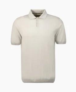 Maurizio Baldassari Polo Light Knitted Licht Grijs*Heren Polo's