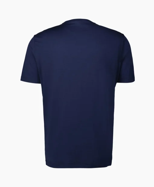 Maurizio Baldassari T-Shirt Korte Mouw Short Sleeves Blauw*Heren T-Shirts