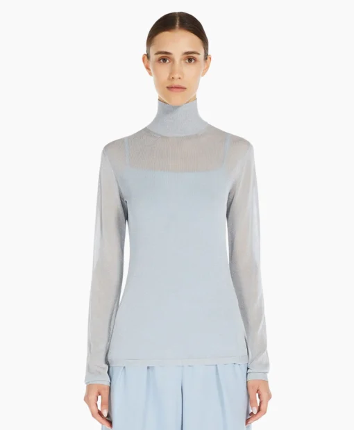 Maxmara Pullover Ilde Blauw*Dames Truien