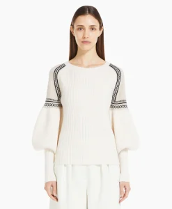 Maxmara Sweater Cosetta Ecru*Dames Truien