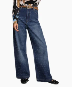 Munthe Jeans Lacubu Blauw*Dames Broeken