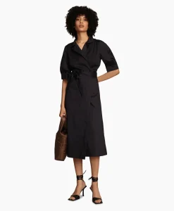 Munthe Midi Jurk Bobula Blauw*Dames Jurken