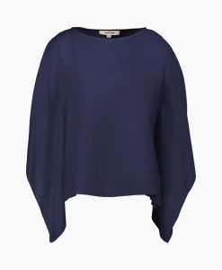 Natan Blouse Alban-J1Tkn01 Donker Blauw*Dames Blouses