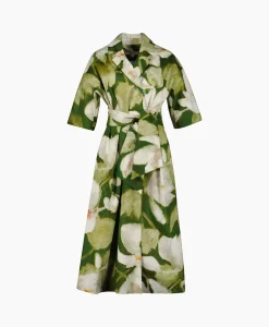 Natan Midi Jurk Akim-J3Ap08 Groen*Dames Jurken