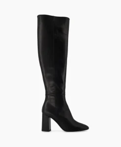 Natan Schoenen Langelaars Duniazwart*Dames Laarzen