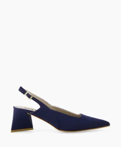 Natan Schoenen Pump Stretch Morelli 9 Blu Scuro Blauw*Dames Pumps