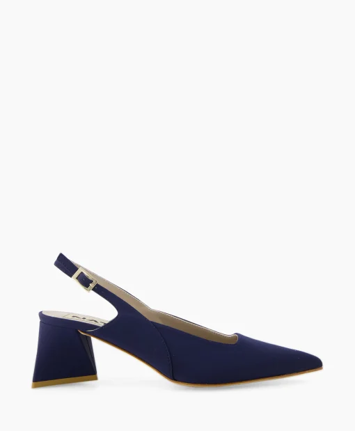 Natan Schoenen Pump Stretch Morelli 9 Blu Scuro Blauw*Dames Pumps