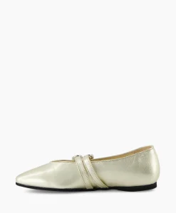 Nubikk Ballerina Gisele Grace Goud*Dames Instappers