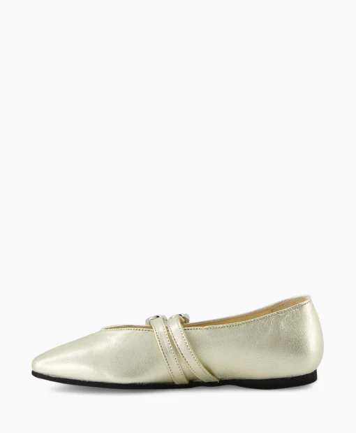 Nubikk Ballerina Gisele Grace Goud*Dames Instappers