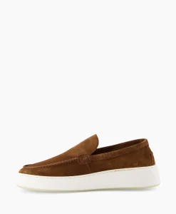 Nubikk Loafer Jiro Mio Bruin*Heren Instappers