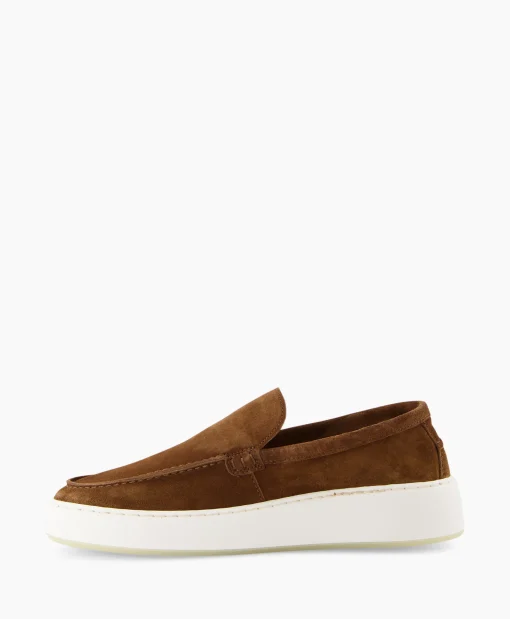 Nubikk Loafer Jiro Mio Bruin*Heren Instappers