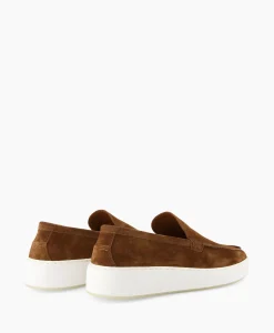 Nubikk Loafer Jiro Mio Bruin*Heren Instappers
