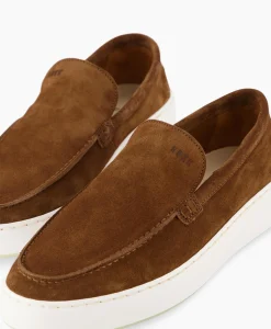 Nubikk Loafer Jiro Mio Bruin*Heren Instappers