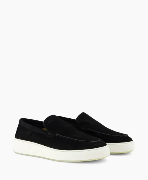 Nubikk Loafer Jiro Mio Zwart*Heren Instappers