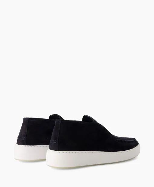 Nubikk Loafer Jiro Suo Donker Blauw*Heren Instappers