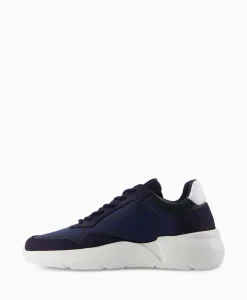 Nubikk Sneaker Roque Road Curl Donker Blauw*Heren Sneakers