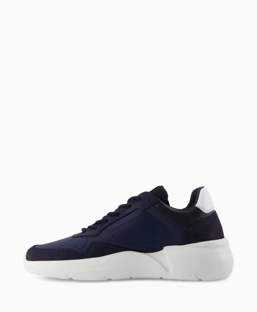 Nubikk Sneaker Roque Road Curl Donker Blauw*Heren Sneakers
