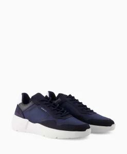 Nubikk Sneaker Roque Road Curl Donker Blauw*Heren Sneakers