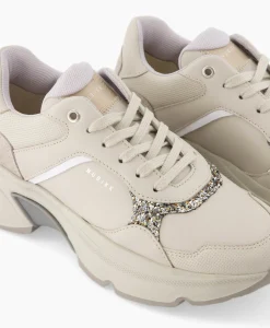 Nubikk Sneaker Ross Jaden Beige*Dames Sneakers