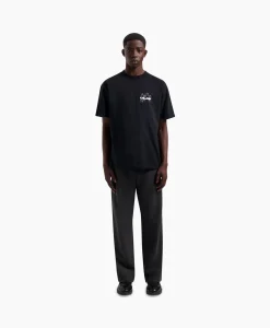 Olaf Hussein T-Shirt Transit Tee Zwart*Heren T-Shirts