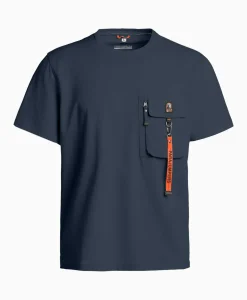 Parajumpers T-Shirt Korte Mouw Mojave Donker Blauw*Heren T-Shirts