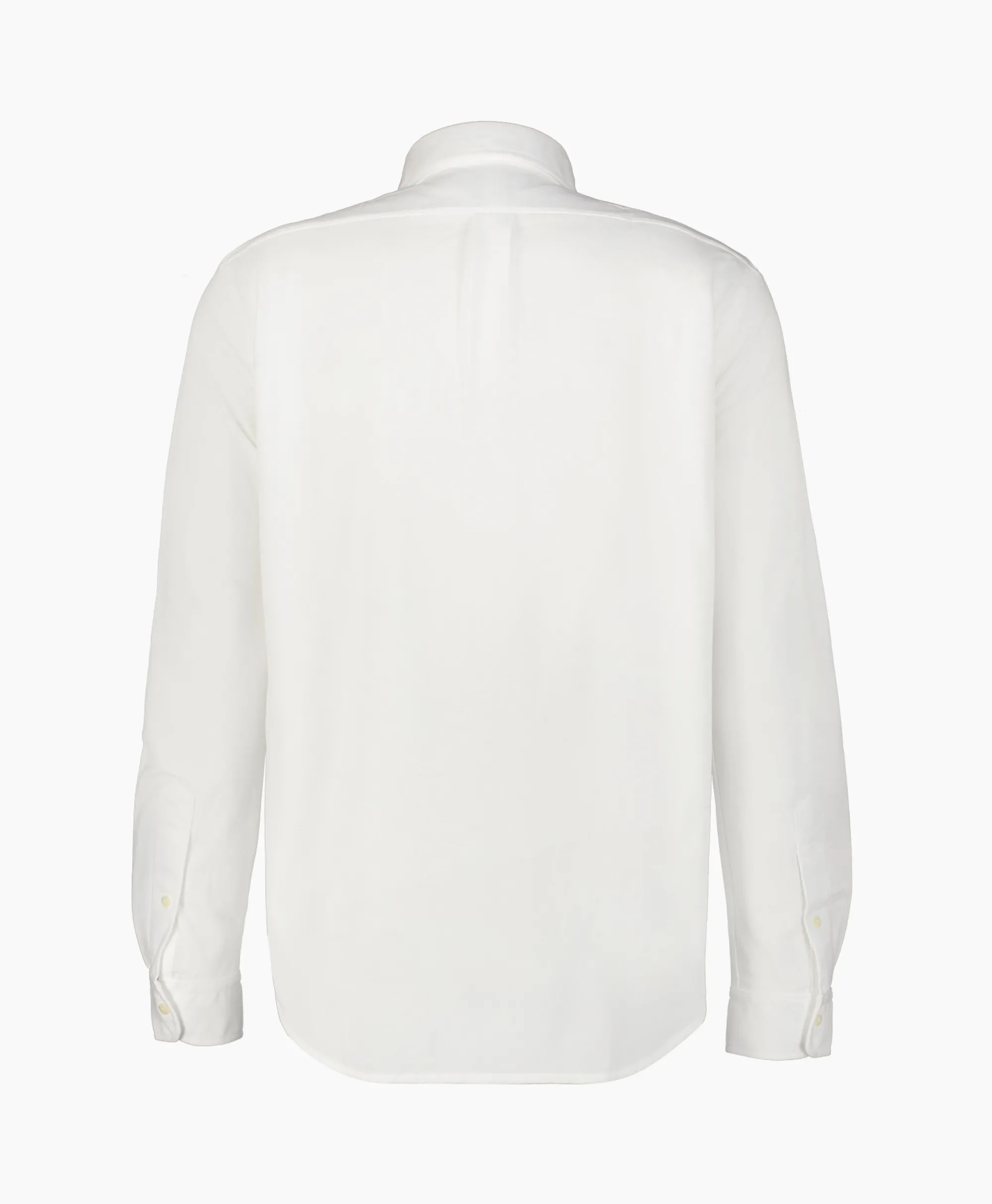 Ralph Lauren Overhemd Oxford Mesh Wit*Heren Overhemden