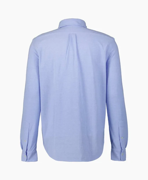 Ralph Lauren Overhemd Oxford Mesh Licht Blauw*Heren Overhemden