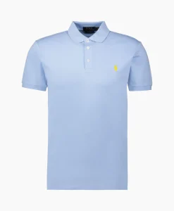 Ralph Lauren Polo Short Sleeve Knit Licht Blauw*Heren Polo's