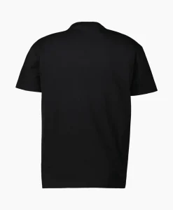 Ralph Lauren T-Shirt Korte Mouw Jersey Mid Logo Zwart*Heren T-Shirts