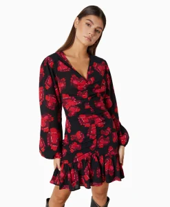 Refined Department Mini Jurk Sisi Rood*Dames Bruiloftskleding