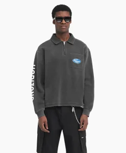 Represent Pullover Classic Part Quarter Zip Zwart*Heren Truien