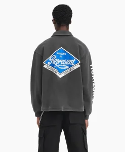 Represent Pullover Classic Part Quarter Zip Zwart*Heren Truien