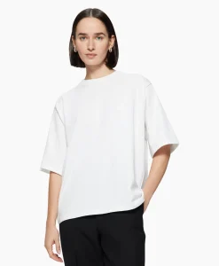 Róhe Rohe T-Shirt Korte Mouw Classic Wit*Dames T-Shirts & Tops