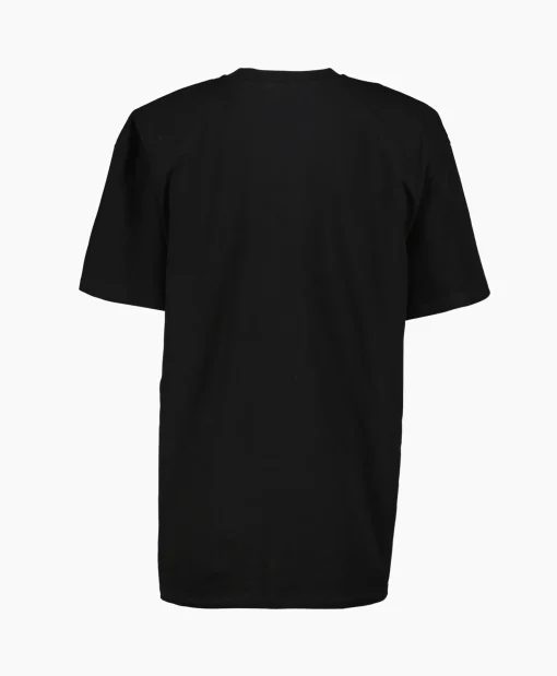Rotate T-Shirt Korte Mouw Oversized Logo Zwart*Dames T-Shirts & Tops