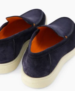 Santoni Loafer Botanist-A-Gex Blauw*Heren Instappers