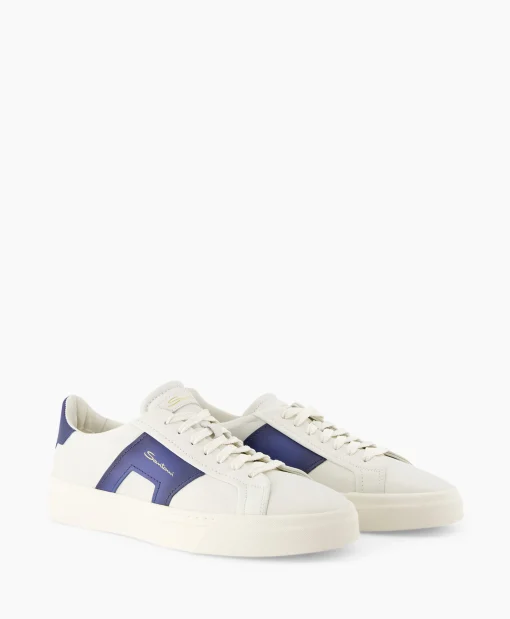 Santoni Sneaker Dbs2-Xavi48 Wit*Heren Sneakers