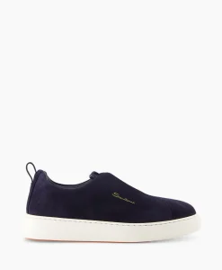 Santoni Sneaker Victor-Seyu60 Blauw*Heren Sneakers