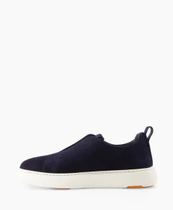 Santoni Sneaker Victor-Seyu60 Blauw*Heren Sneakers