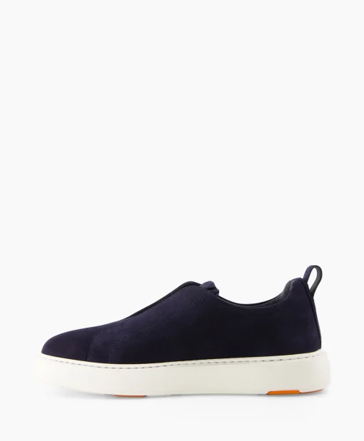 Santoni Sneaker Victor-Seyu60 Blauw*Heren Sneakers