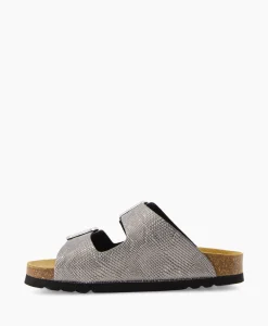 Scholl Iconic Sandaal F31526 Zilver*Dames Sandalen